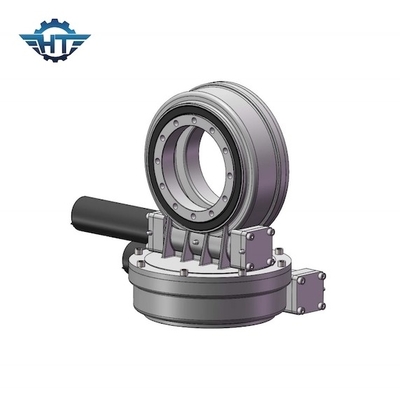 কেনা 7 Inch Dual Axis Slew Drive Gearbox With Electric 24v DC Motor For Solar Tracking System online manufacture
