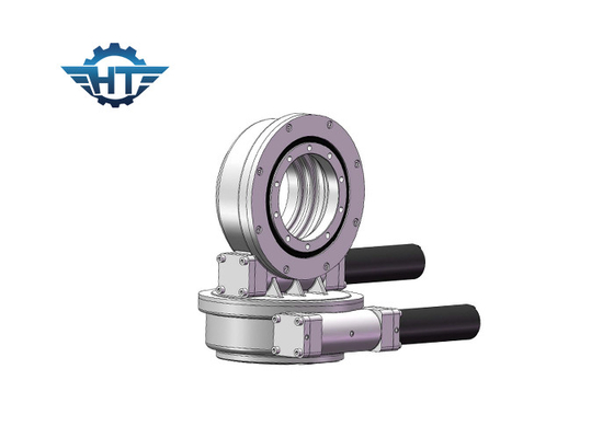 কেনা Vertically And Horizontally Mounted Dual Axis Slewing Gear Drive With 24 VDC Motors online manufacture