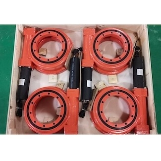 IP66 SE12 ওয়ার্ম গিয়ার স্লিউ ড্রাইভ গিয়ারবক্স কম গতি 50Mn সোলার প্যানেল ট্র্যাকার