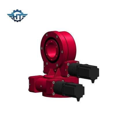 প্ল্যানেটারি গিয়ারবক্স 24VDC সহ 800RPM ওয়ার্ম হুইল ডুয়াল অ্যাক্সিস স্লিউ ড্রাইভ