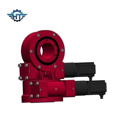 প্ল্যানেটারি গিয়ারবক্স 24VDC সহ 800RPM ওয়ার্ম হুইল ডুয়াল অ্যাক্সিস স্লিউ ড্রাইভ
